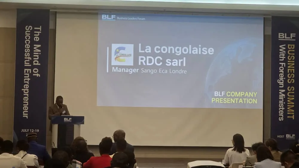 Présentation de La Congolaise RDC SARL au Business Leaders Forum 2026